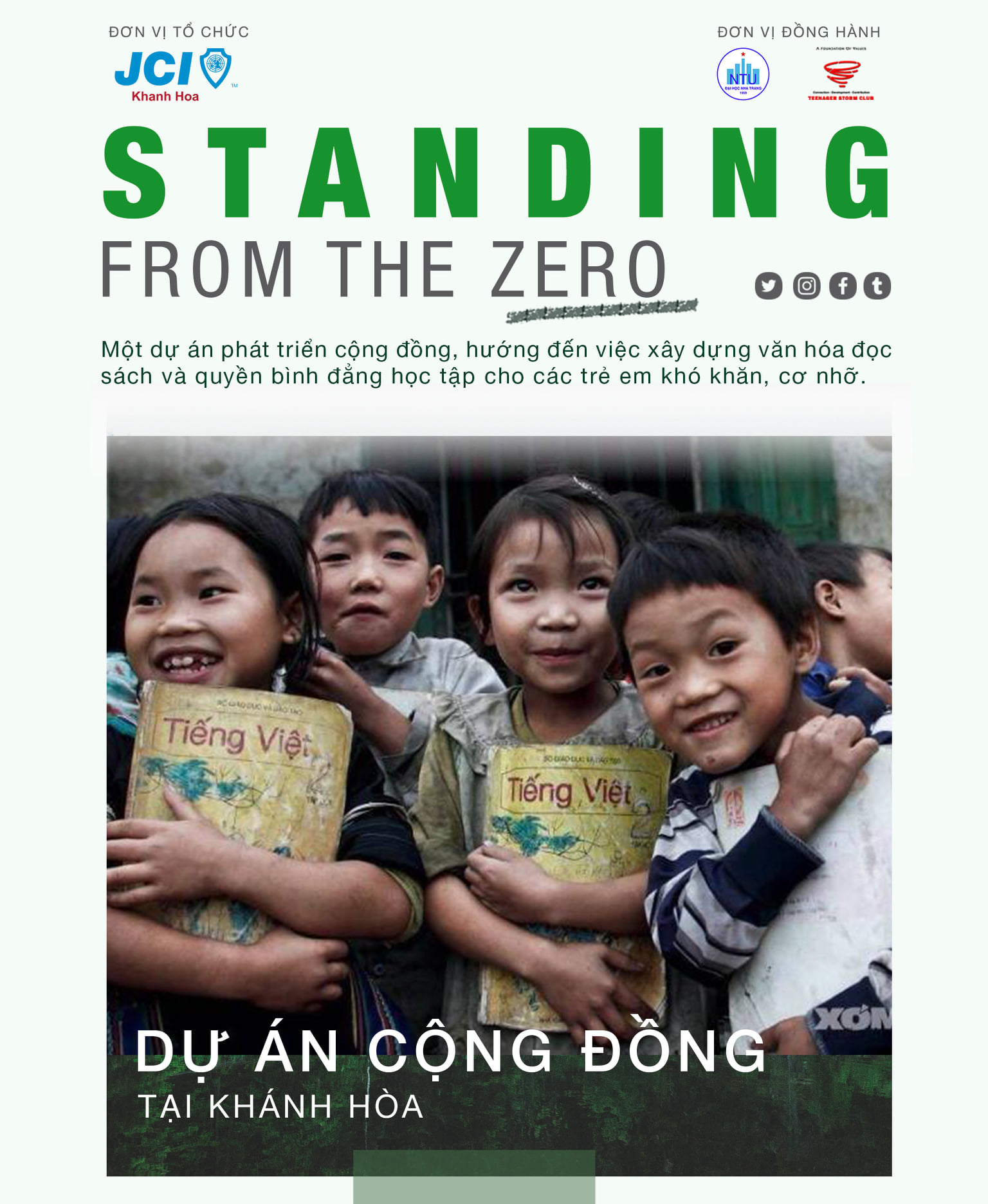 Dự án “STANDING FROM THE ZERO” – “ĐỨNG LÊN TỪ CON SỐ 0” 